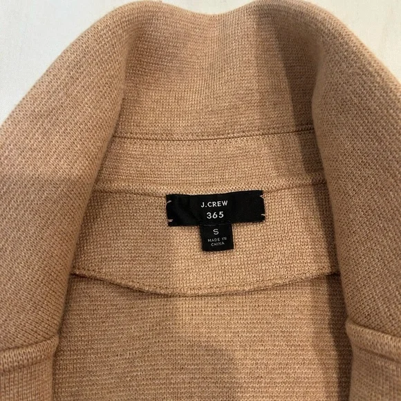 Jcrew - sweater blazer (S) Tan Knit Sweater - Picture 6 of 6